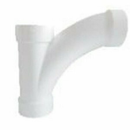LESSO AMERICA Lesso LP501-030 Combination Pipe Wye and 1/8-Bend, 3 in, Hub, PVC, White, SCH 40 Schedule LP501-030B